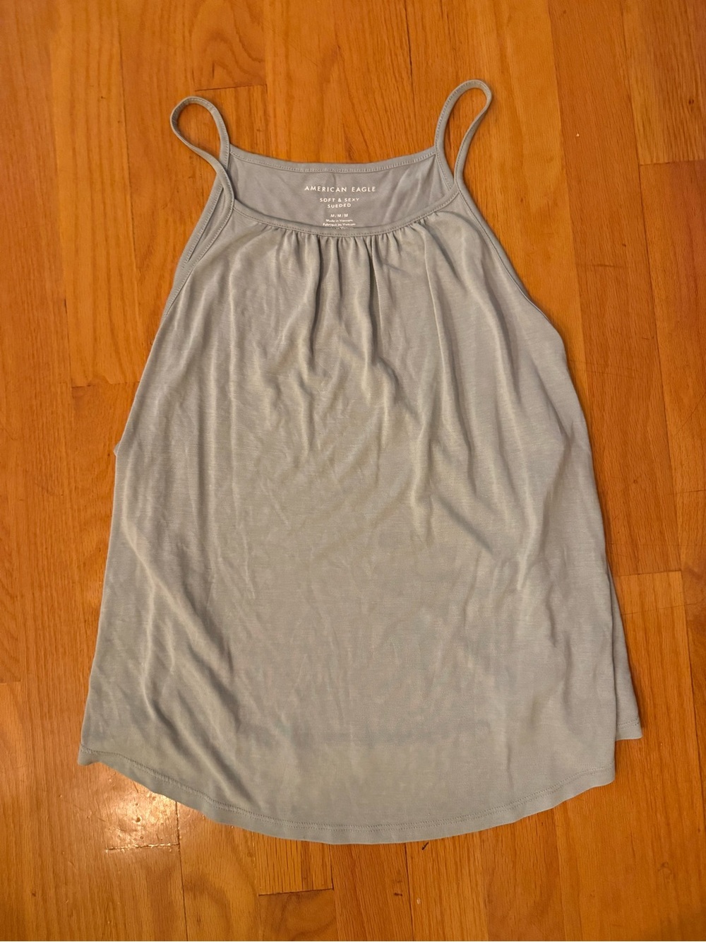 American Eagle Outfitters Pale Blue Spaghetti Strap Tank
